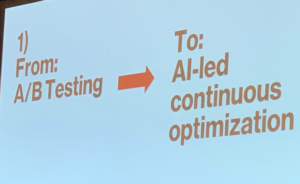 From A/B testing to AI-led continuous optimization